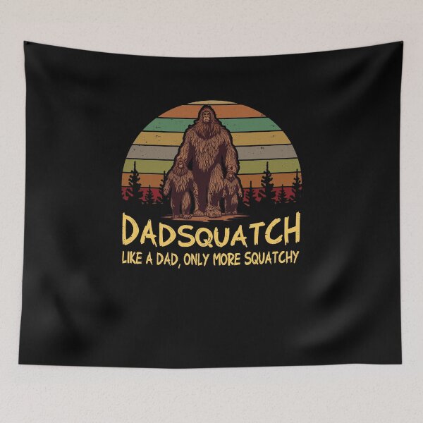 Item preview, Men Dad Squatch Like a Dad Only More Squatchy Funny Bigfoot designed and sold by elderberry.