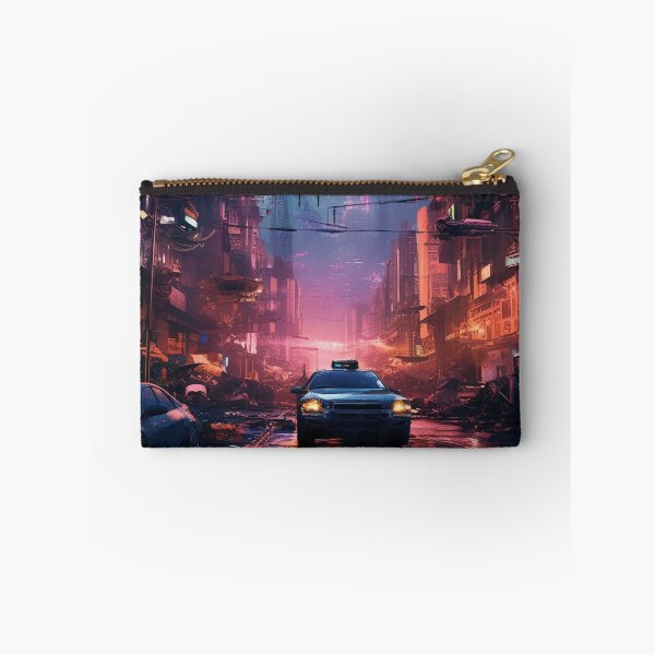 Item preview, Cyberpunk Rainy Street designed and sold by cyberartmaker.