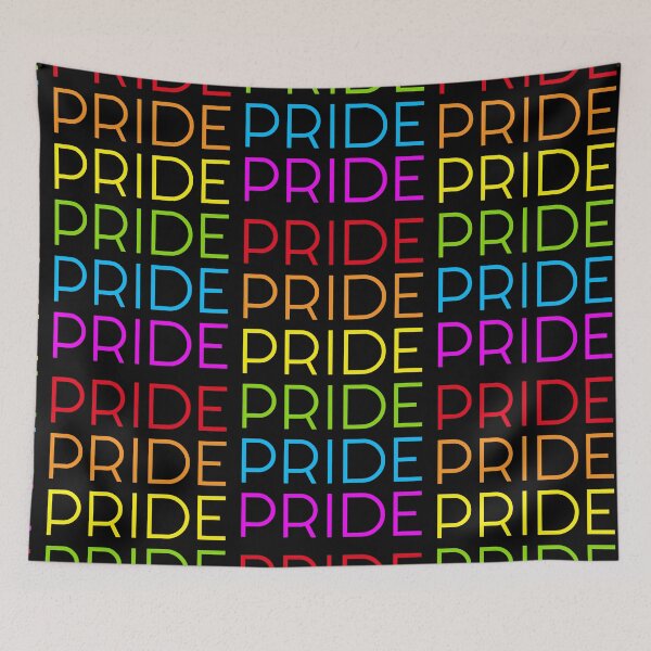 Item preview, "PRIDE" Full of colors and joy, this design is a symbol of Pride and Support for the LGBTQ+ community. Make it part of your style and celebrate diversity on all occasions. designed and sold by YulayDesign.