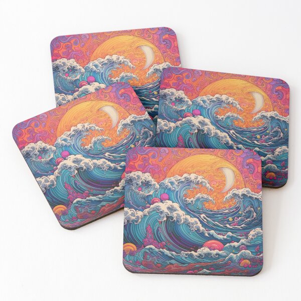 Item preview, Abstract Ocean Waves Pattern designed and sold by Desfix.