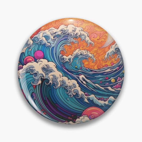 Item preview, Abstract Ocean Waves Pattern designed and sold by Desfix.