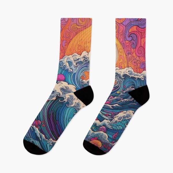 Item preview, Abstract Ocean Waves Pattern designed and sold by Desfix.