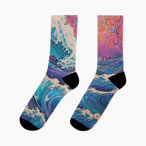 Item preview, Abstract Ocean Waves Pattern designed and sold by Desfix.