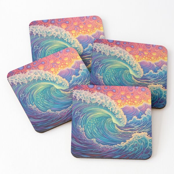 Item preview, Abstract Ocean Waves Pattern designed and sold by Desfix.