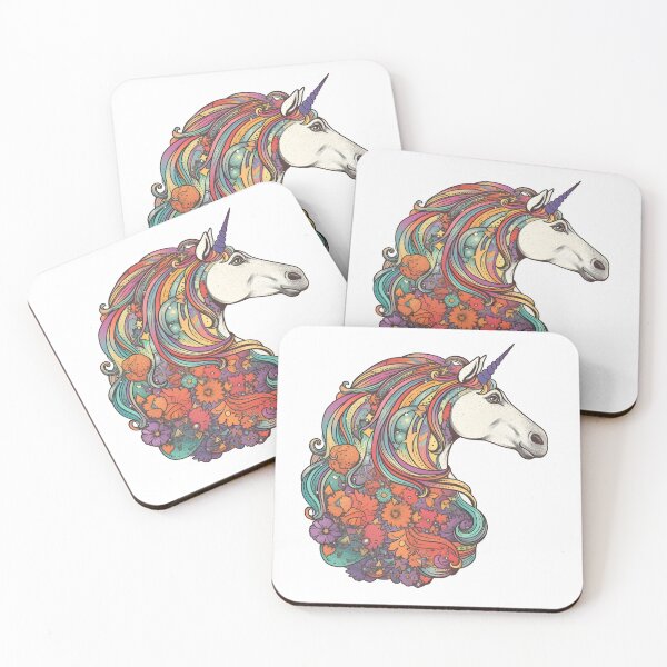Item preview, Majestic Unicorn - Whimsical Sticker/Magnet designed and sold by ColorStudioArt.