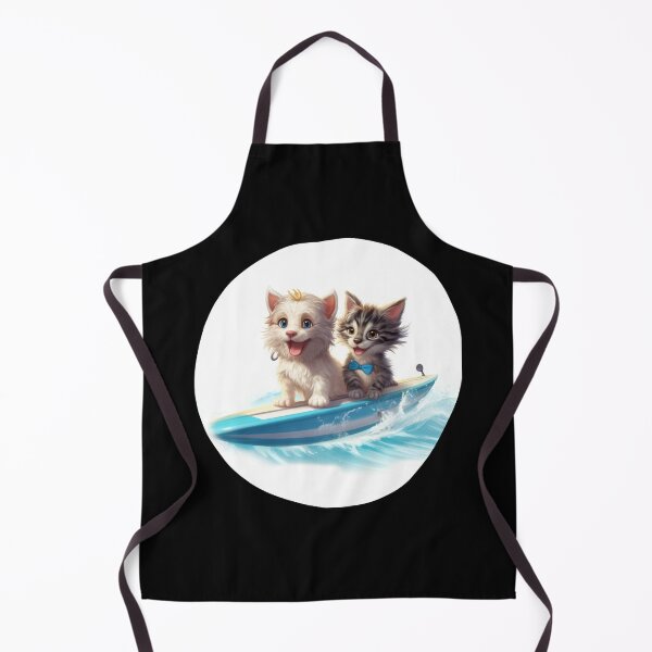 Item preview, Surfing cat and dog designed and sold by HarriPaloma.