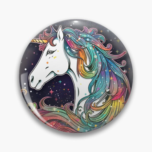 Item preview, Majestic Unicorn - Whimsical Sticker/Magnet designed and sold by ColorStudioArt.