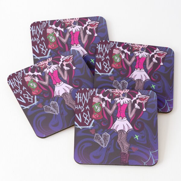 Item preview, Pink vegetarian vamp gives nutritional advice  designed and sold by mossyandmatted.