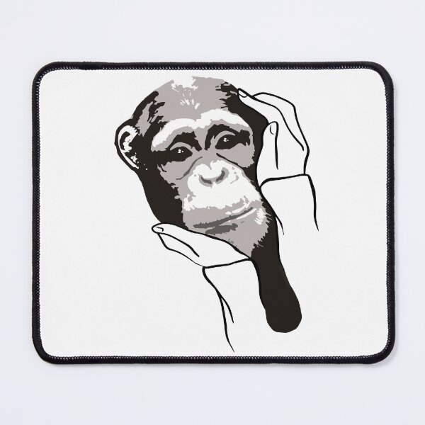Item preview, Cute monkey in hands designed and sold by MoSaid.