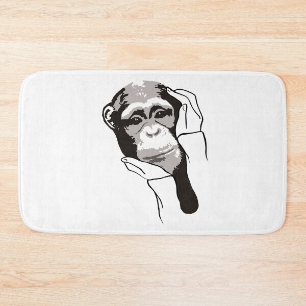 Item preview, Cute monkey in hands designed and sold by MoSaid.