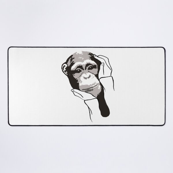 Item preview, Cute monkey in hands designed and sold by MoSaid.