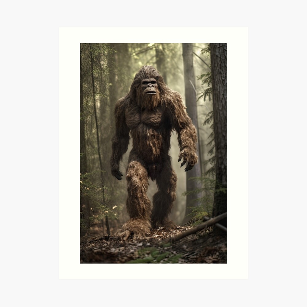 Bigfoot キャンバスアート 作品 手書き Bigfoot キャンバスアート(2) 作品 手書き