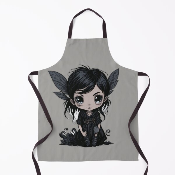 Item preview, Dark Adorable Big Eyed Little Fairy Pixie - Dark Colors designed and sold by TGAL2.