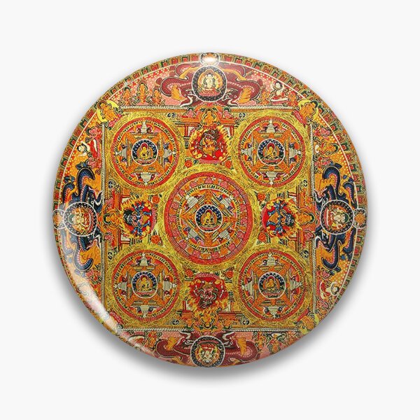 Item preview, Mandala 141 Buddhist Mandala Five Circles designed and sold by GuyBlank.