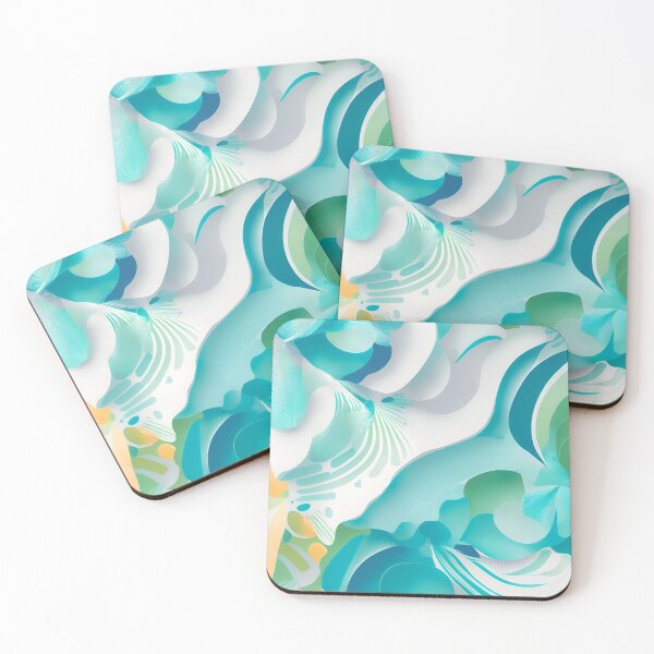Item preview, Cyan Summer Inspired - Premium Phone Case/ Pillow / Notebook designed and sold by AstralArcade.