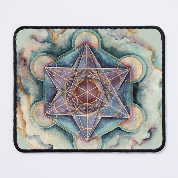 Item preview, Metatron's Cube Cool Blue designed and sold by heartsake.