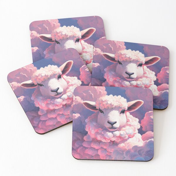 Item preview, Pink clouds of wool designed and sold by notavabird.