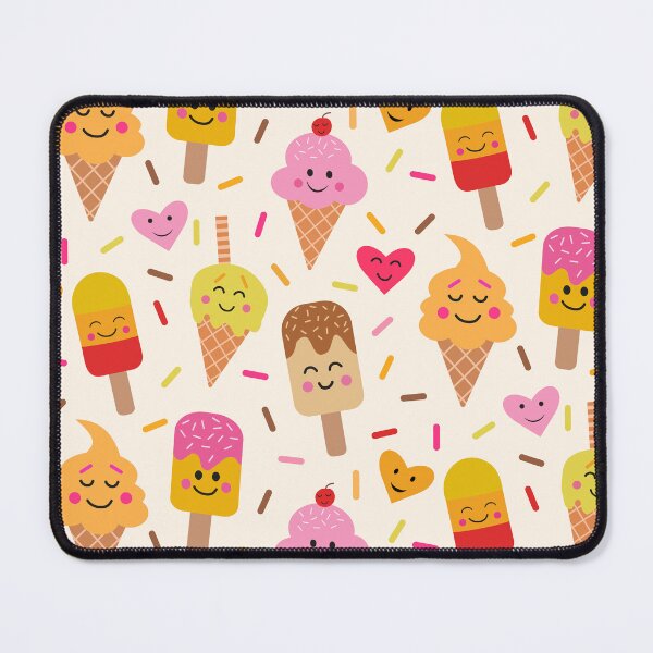 Item preview, Cute Kawaii Funny Ice Cream and Popsicles  designed and sold by Yasminepatterns .