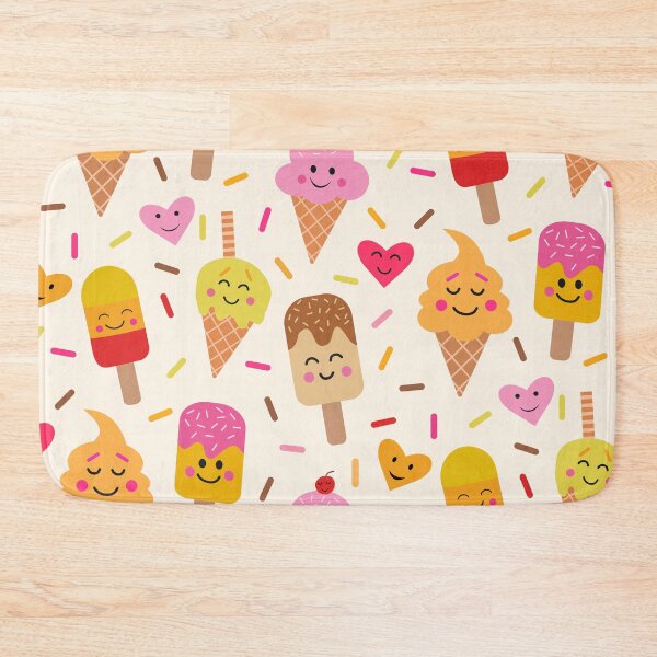 Item preview, Cute Kawaii Funny Ice Cream and Popsicles  designed and sold by Yasminepatterns .