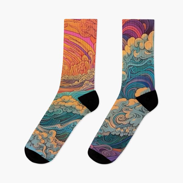Item preview, Abstract Ocean Waves Pattern designed and sold by Desfix.