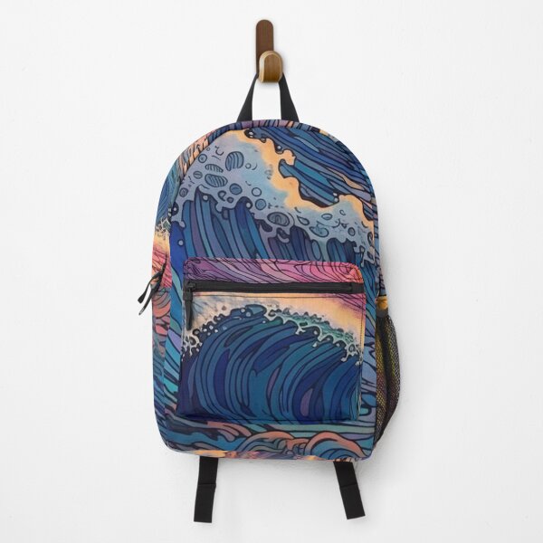 Item preview, Abstract Ocean Waves Pattern designed and sold by Desfix.