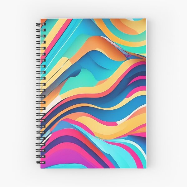 Item preview, Vibrant Summer (wavey) - Premium Phone Case/ Pillow / Notebook designed and sold by AstralArcade.