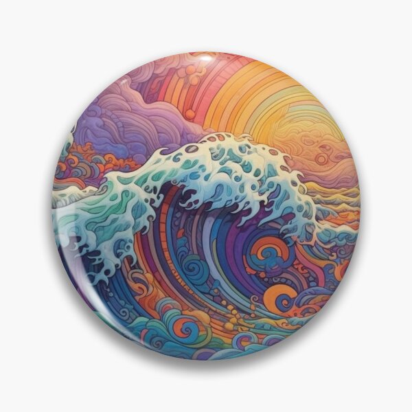 Item preview, Abstract Ocean Waves Pattern designed and sold by Desfix.