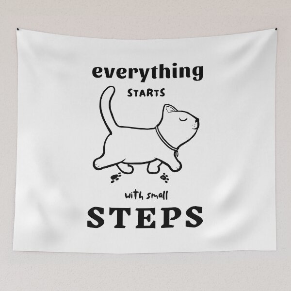 Item preview, Everything Stats With Small Steps - Smol Cat  designed and sold by ViewerEqualsPhoton.