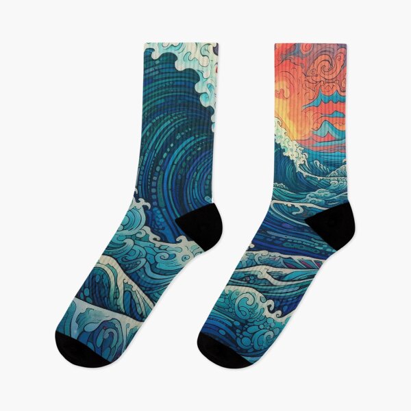 Item preview, Abstract Ocean Waves Pattern designed and sold by Desfix.