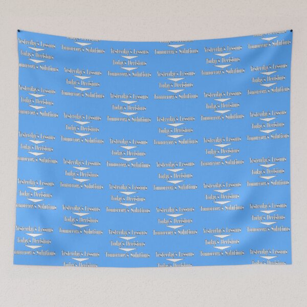 Item preview, Yesterday's Lessons Today's Decisions Tomorrow's Solutions - Wise Phrase designed and sold by Harlake.