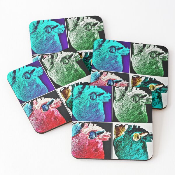 Item preview, Human Heart Anatomy Pop Art designed and sold by itsonlyarsenic.