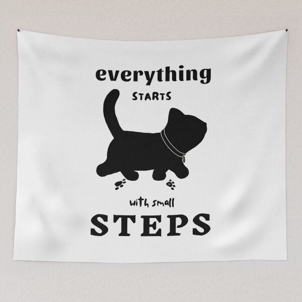 Item preview, Everything Stats With Small Steps - Smol Cat  designed and sold by ViewerEqualsPhoton.