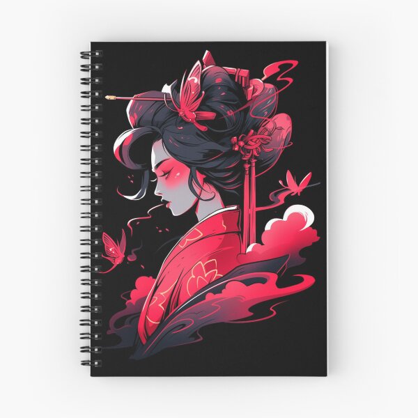 Item preview, Geisha Butterfly Red & Black designed and sold by ScarletClover.