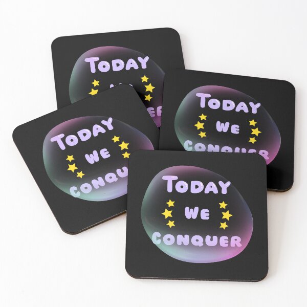 Item preview, Today We Conquer - Motivational Quote designed and sold by Designspot2020.