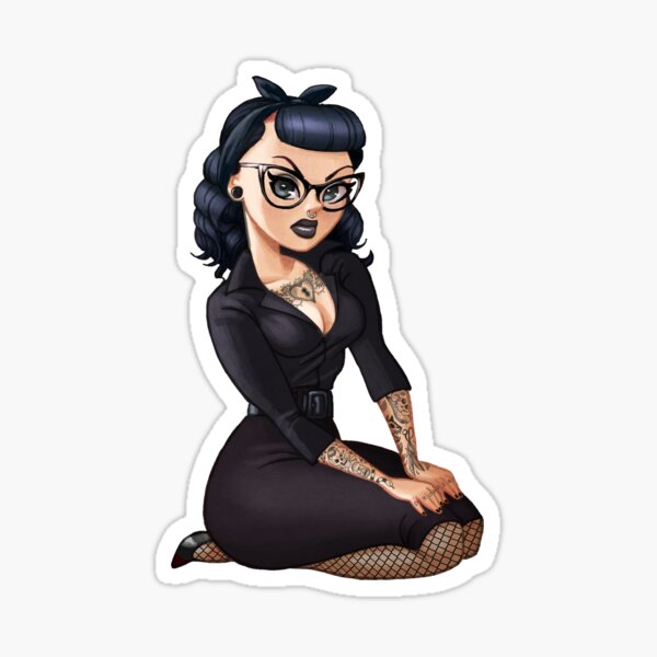 Goth Hanna Sticker