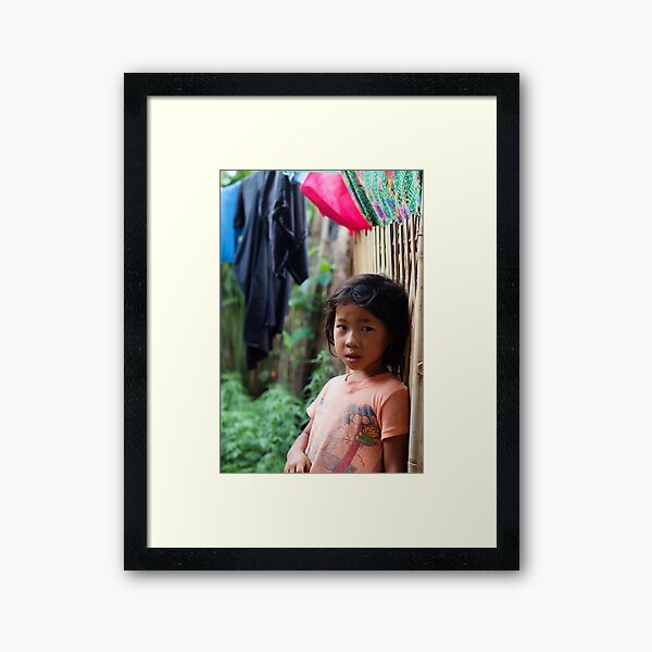 Hmong Girl Framed Art Print