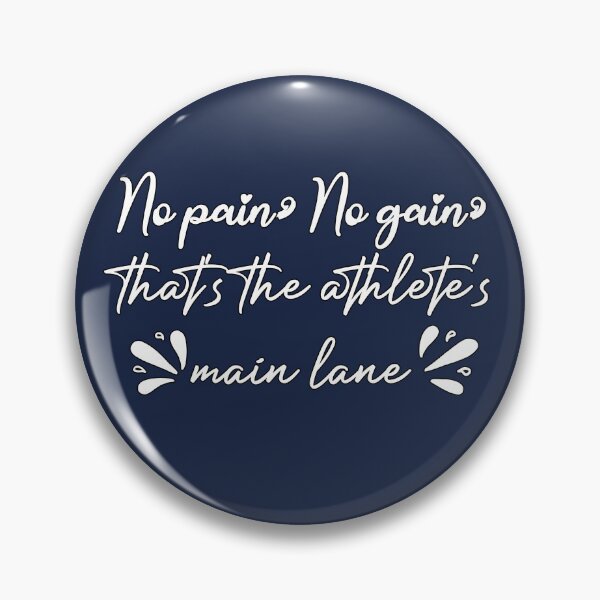 Item preview, No pain, no gain, that's the athlete's main lane designed and sold by Lootus-Haha321.