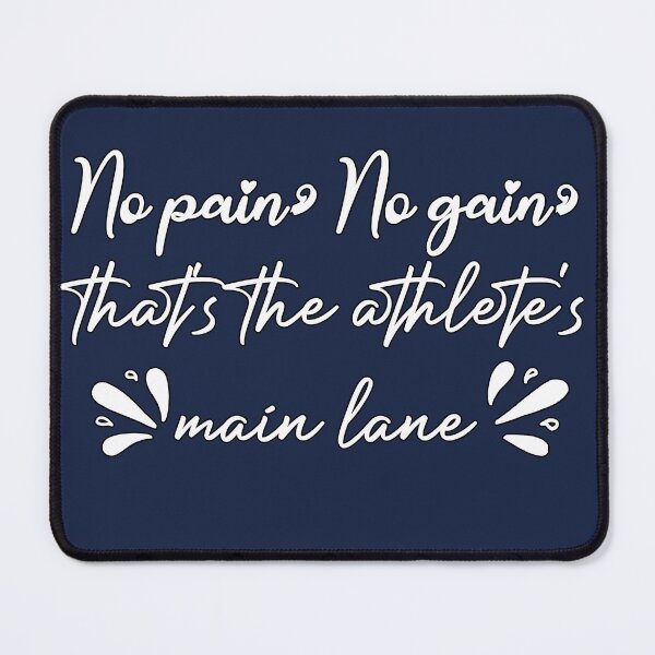 Item preview, No pain, no gain, that's the athlete's main lane designed and sold by Lootus-Haha321.