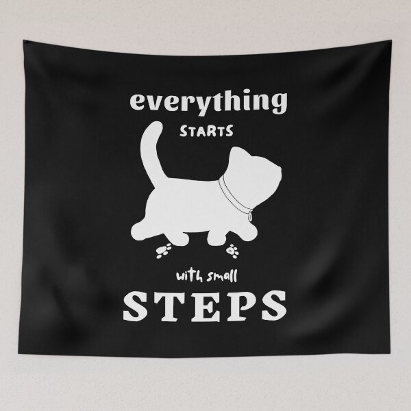 Item preview,  Everything Stats With Small Steps - Smol Cat  designed and sold by ViewerEqualsPhoton.
