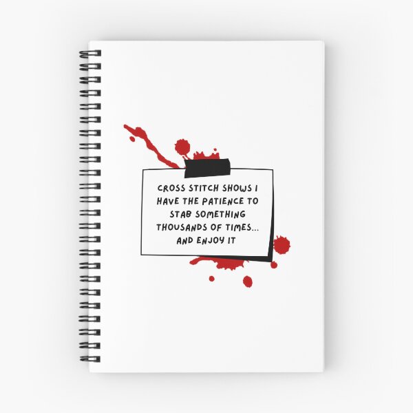 Item preview, Cross stitch and crime shows - embroidery humour  designed and sold by littlethistle.