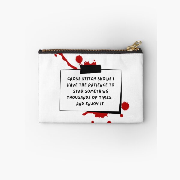 Item preview, Cross stitch and crime shows - embroidery humour  designed and sold by littlethistle.