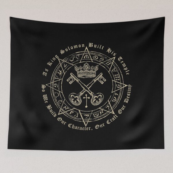 Item preview, Freemasonry, Crown & Crossed Keys Masonic Symbolism, Masonic Gift designed and sold by Proverbial Wisdom Design.