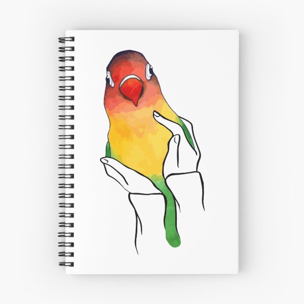 Item preview, Cute lovebird in hands designed and sold by MoSaid.