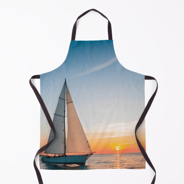 Item preview, Boat in the ocean designed and sold by toonydesigns.