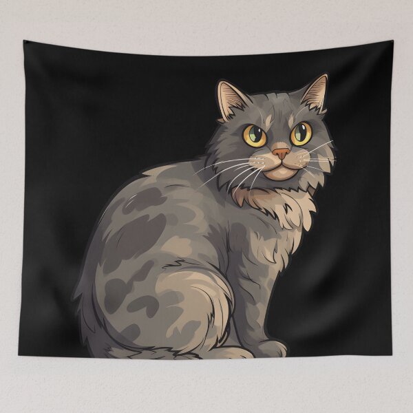 Item preview, Cute American Bobtail Cat. designed and sold by FluffyCute.