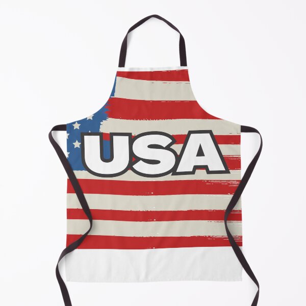Item preview, USA Flag Square Red White Blue Square designed and sold by Sunshine-Dreams.