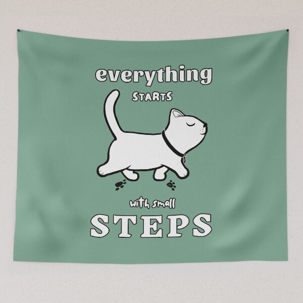 Item preview, Everything Stats With Small Steps - Smol Cat  designed and sold by ViewerEqualsPhoton.