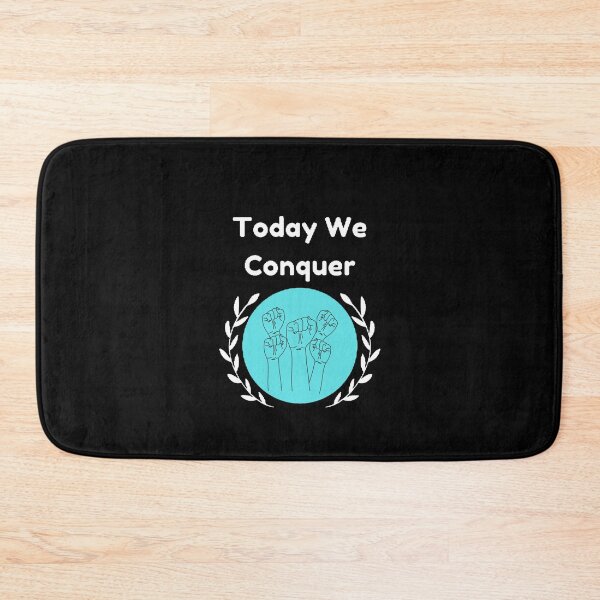 Item preview, Today We Conquer - Motivational Quote designed and sold by Designspot2020.
