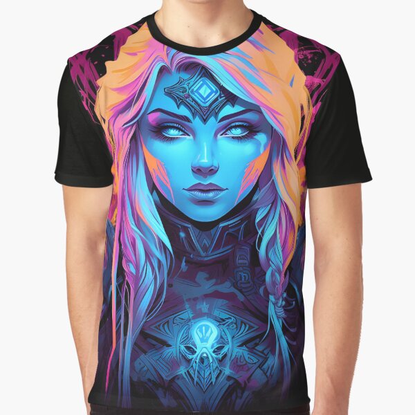 Néon Sylvanas T-shirt graphique