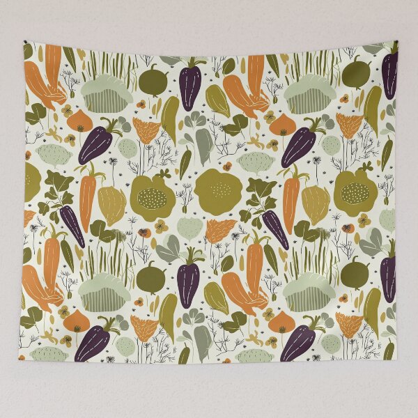 Item preview, Colorful Fresh Vegetables Abstract Pattern designed and sold by Wonder Of Light.